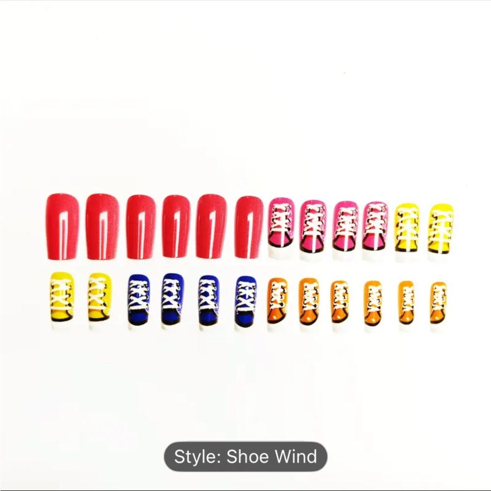 Colorful Sneaker Nail Art - Picture 5 of 5